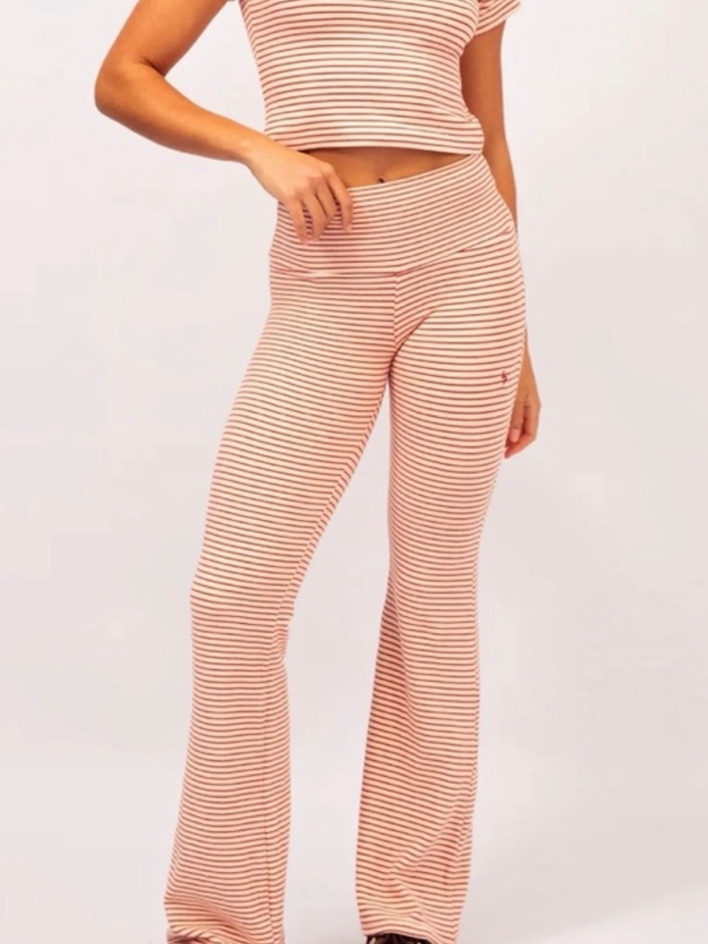 Saint Paradiso Striped Flared Lounge Pants